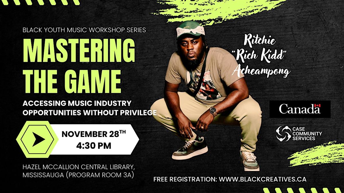 Mastering the Game - Accessing Canadian Music Industry Opportunities