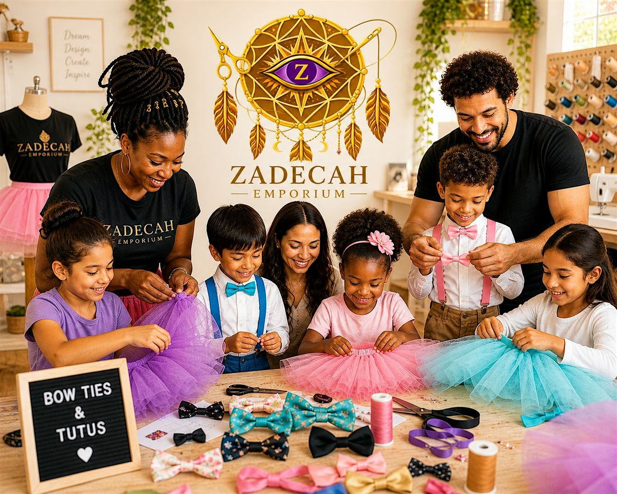 Family Workshop : No Sew Tutus, Bow, & Bow Ties