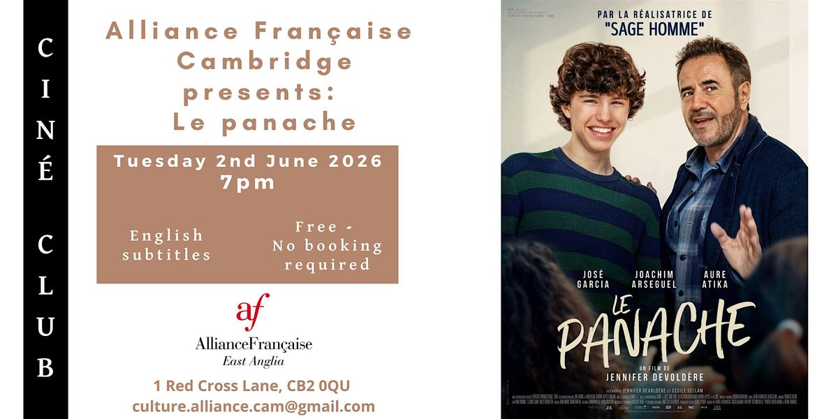 French Cin\u00e9 Club - Le panache (Speak Out)