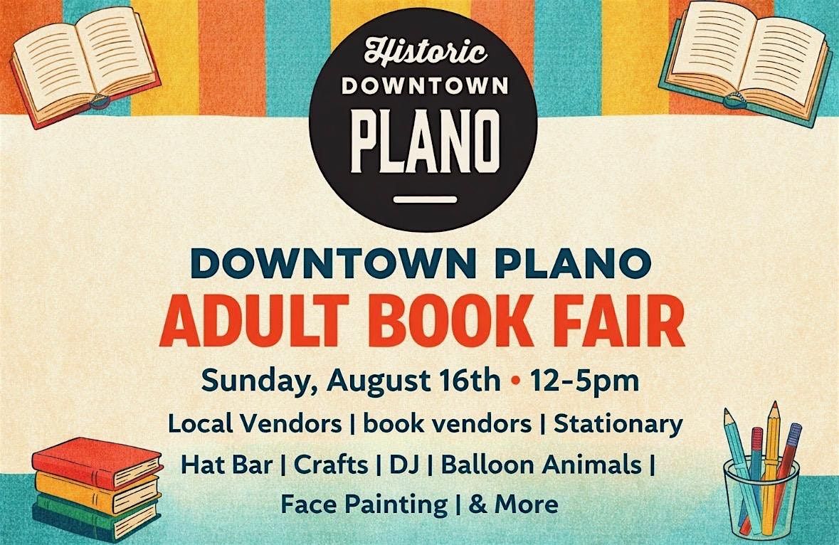 Downtown Plano Adult Book Fair