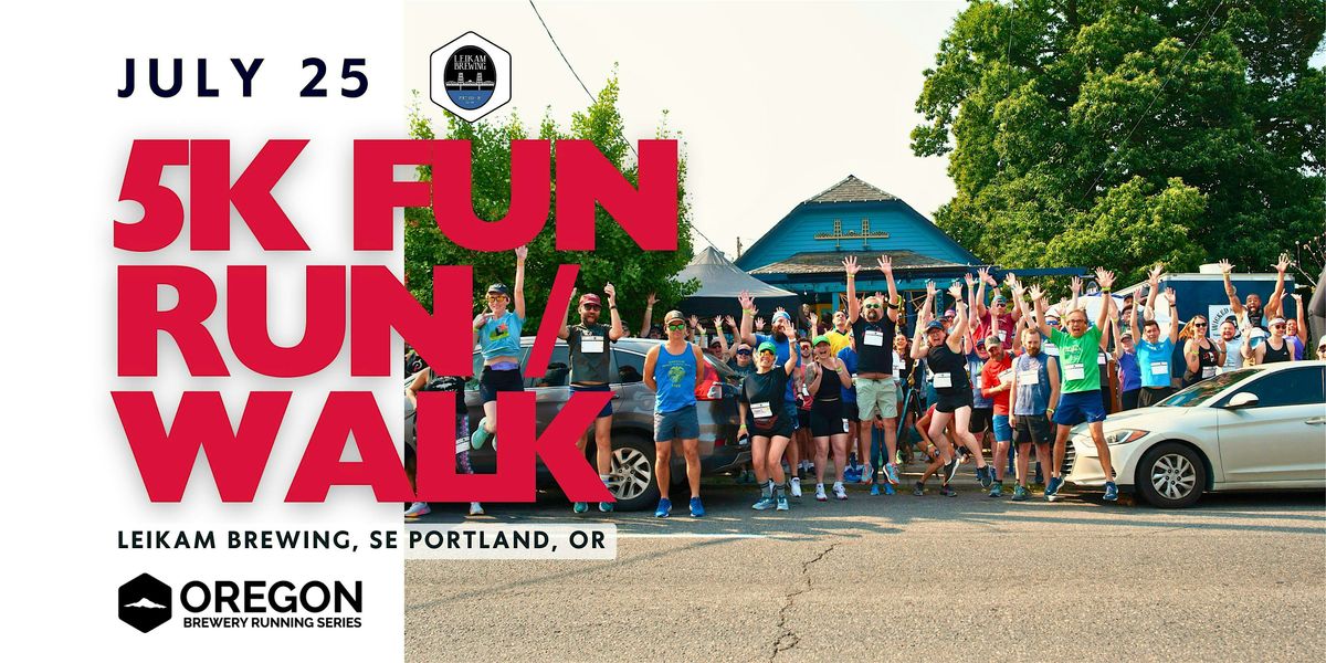 5k Beer Run - Leikam Brewing | 2026 OR Brewery Running Series
