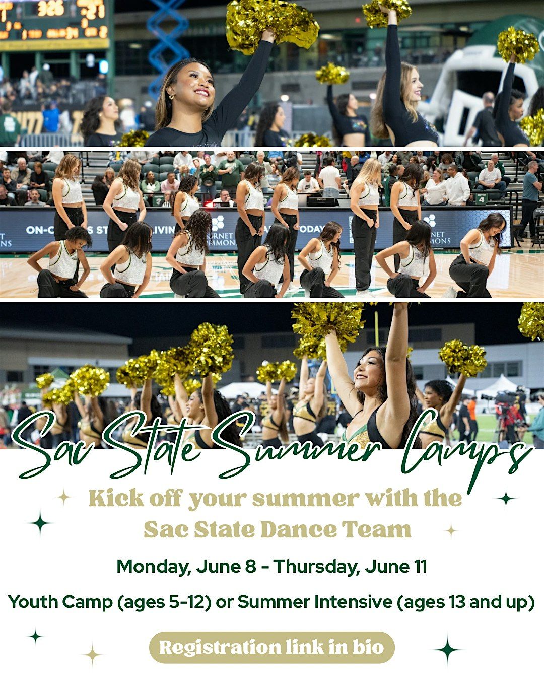Sacramento State Summer Youth Dance Camp (June 8th - June 11th)