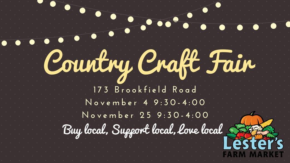 Country Craft Fair | Lester's Farm Market, St. John's, NF | November 4 ...