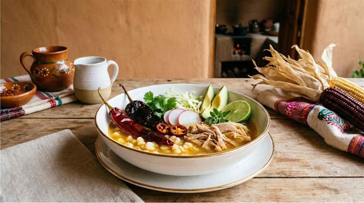 Pozole: A Celebration in a Bowl w Mexican Chef Alan + Hibiscus Water