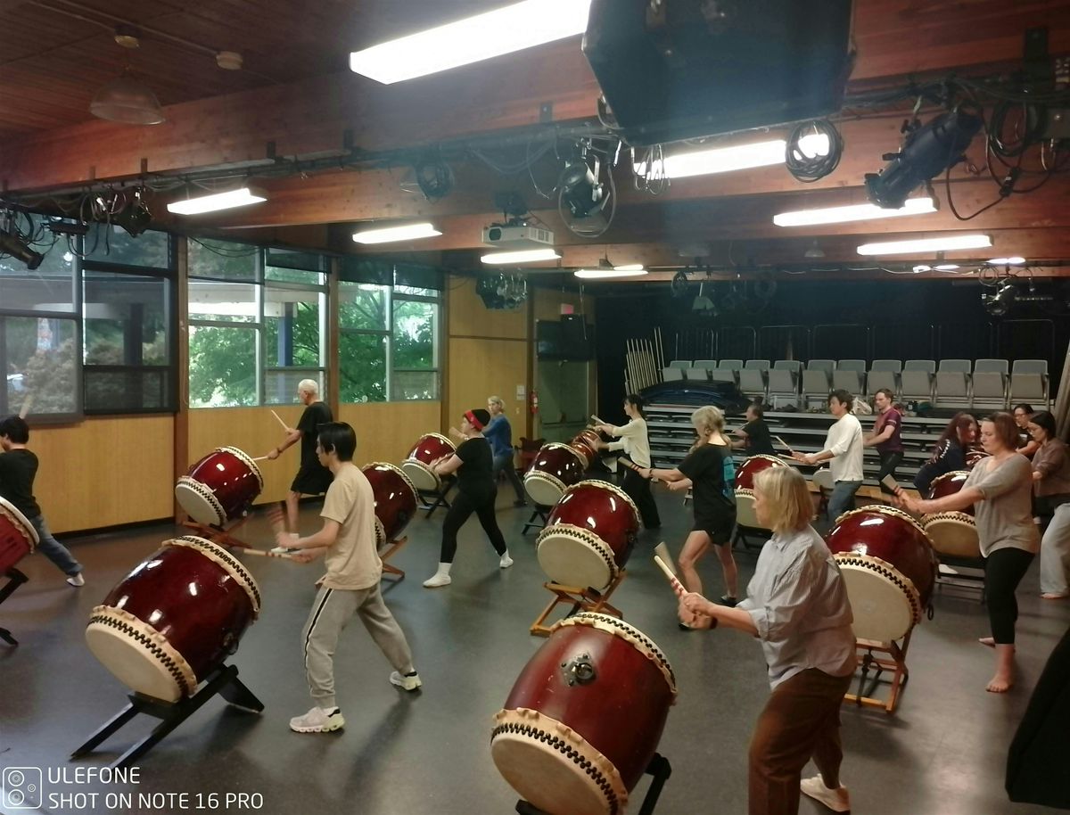 Free Trials of Weekly Japanese Drumming (Taiko) Classes, Vancouver