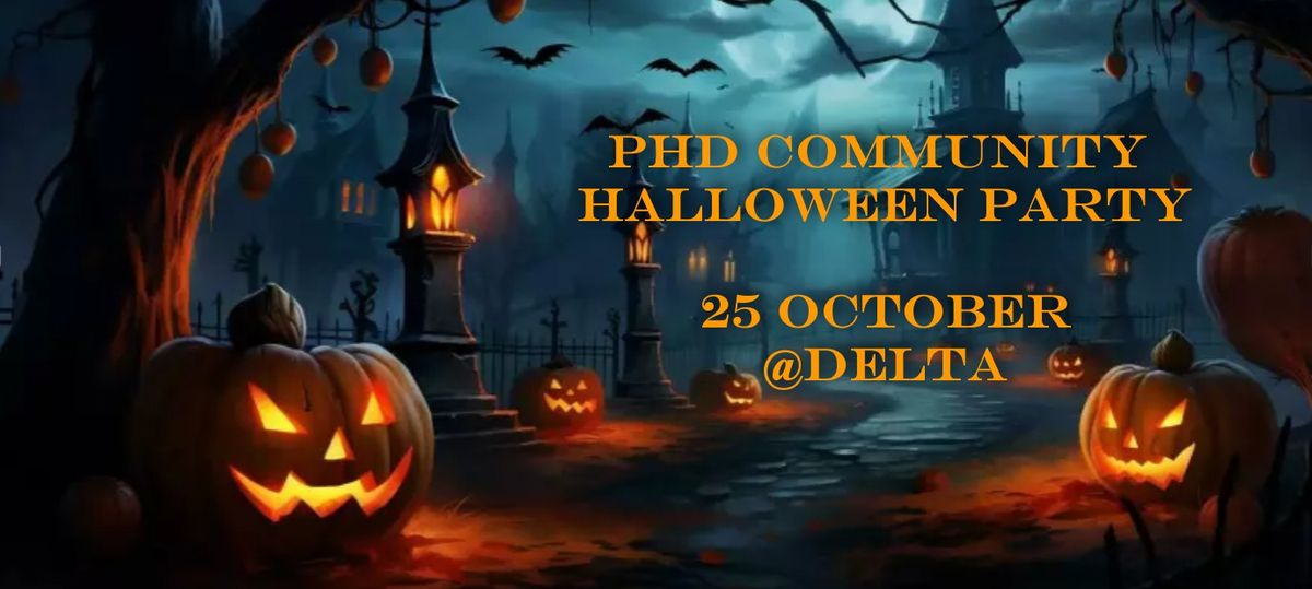 PhD Community Halloween Party Delta Δ, Gent, OV October 25, 2024