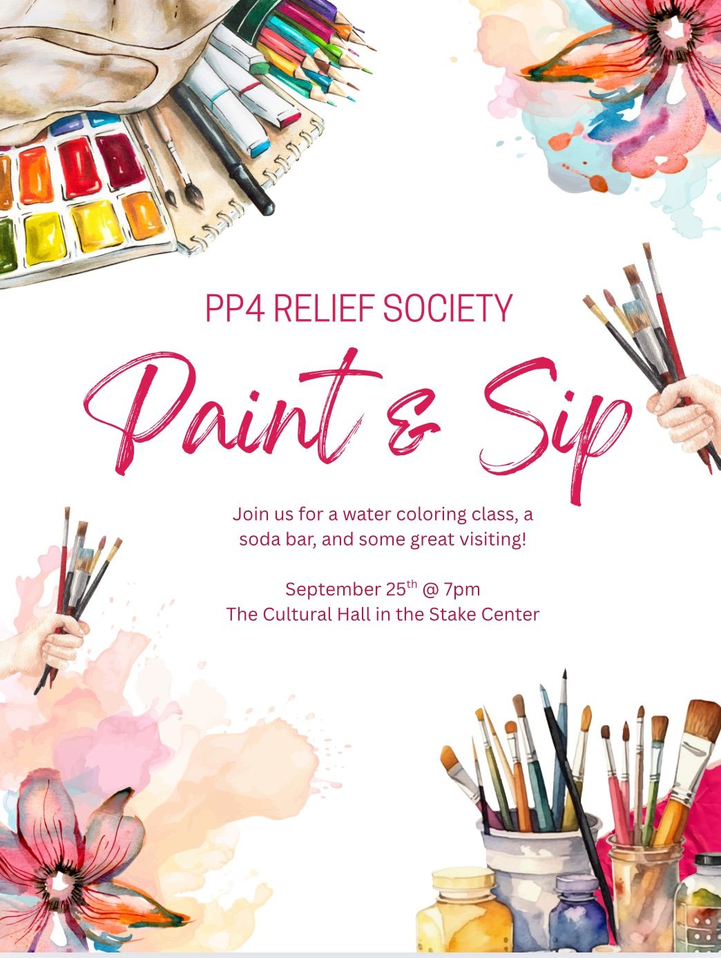 Paint & Sip RS Activity
