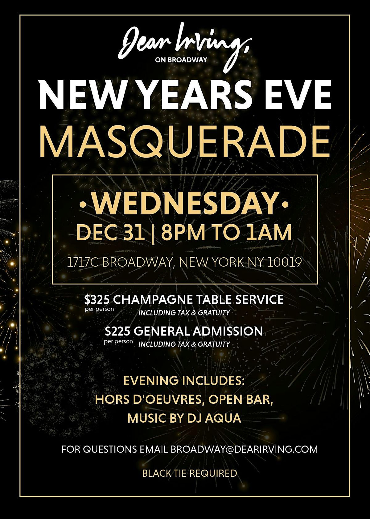 New Years Eve Masquerade