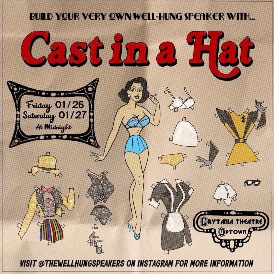 ROCKY HORROR PICTURE SHOW: CAST IN A HAT ? 