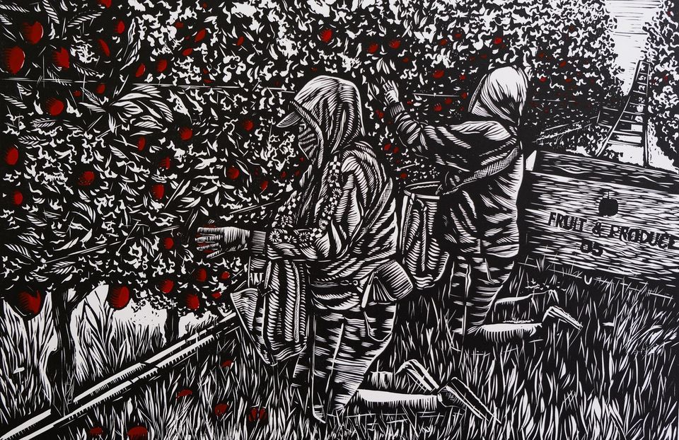 Printmaking Master Reduction Linoleum Printmaking Workshop with Master Print Artist ...