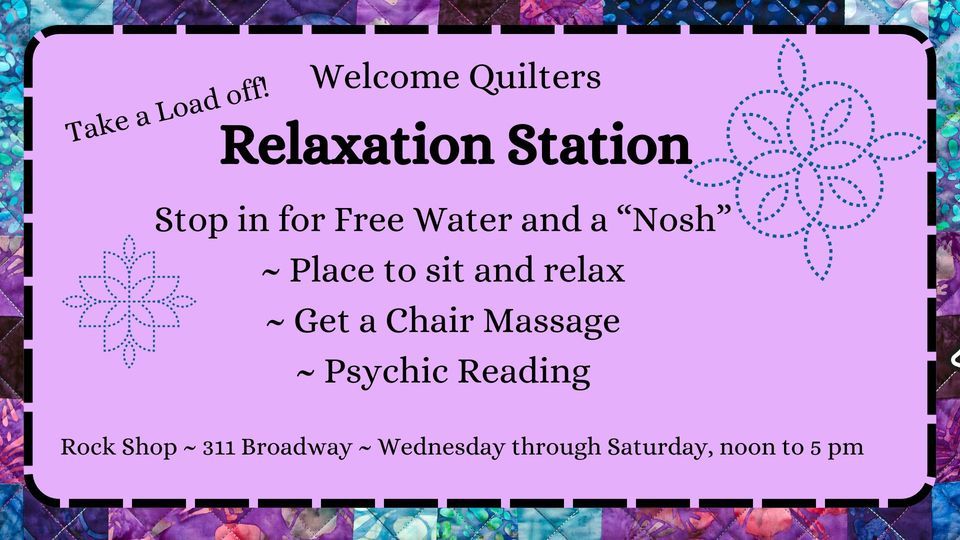 Quilters Relaxation Station | Wildhair Studios' Rock Shop, Paducah, KY ...