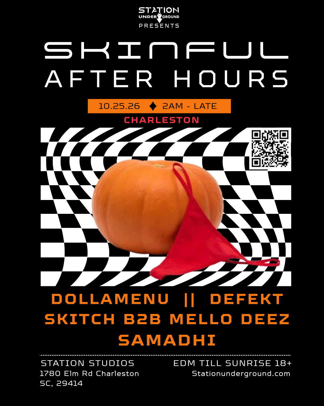 SKINFUL AFTERHOURS at Charleston on 25th October, 2026