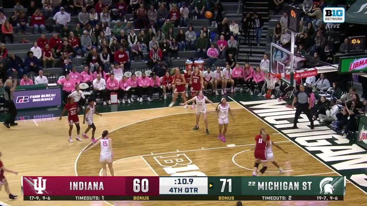 Indiana Hoosiers Women's Basketball vs. Michigan State Spartans