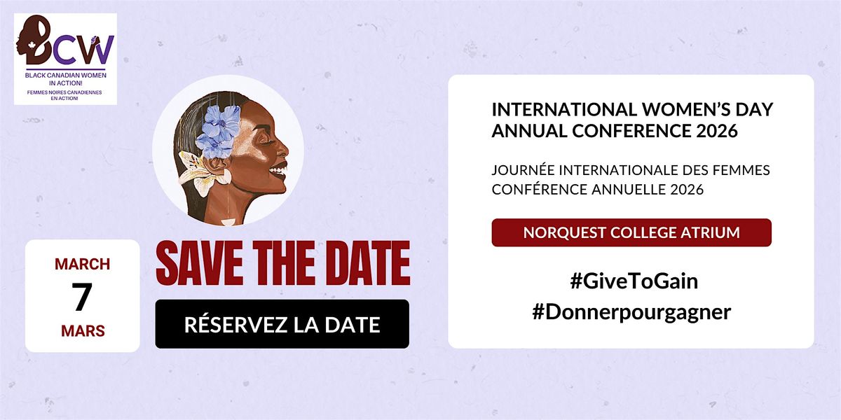BCW International Women's Day 2026 - SAVE THE DATE