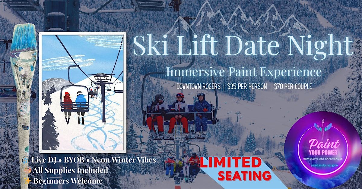 Ski Lift Date Night: Immersive Paint Experience