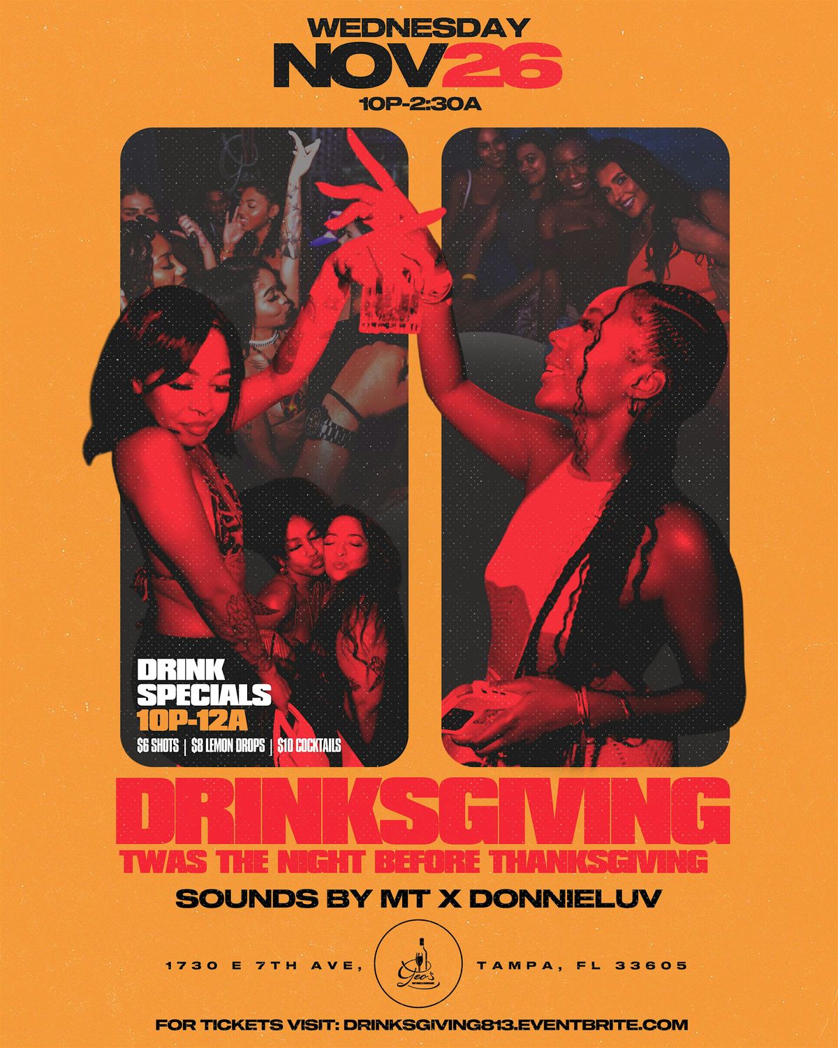 DRINKSGIVING: TWAS THE NIGHT BEFORE THANKSIGIVNG!