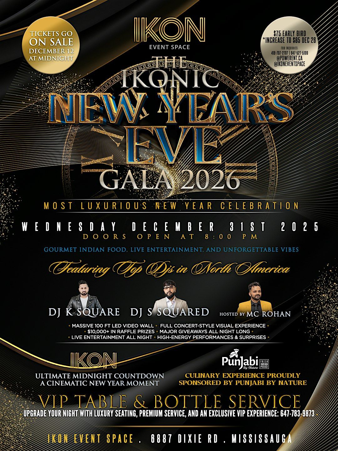 The IKONIC New Year's Eve Gala