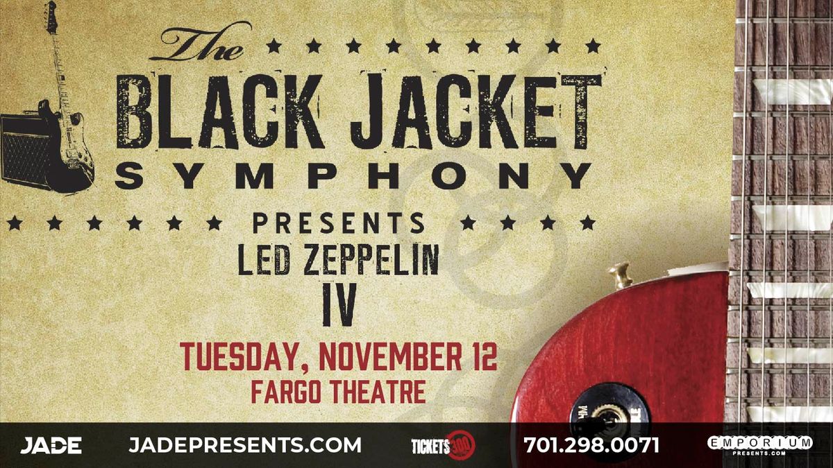 The Black Jacket Symphony - Led Zeppelin's IV at Orpheum Theatre - Sioux City