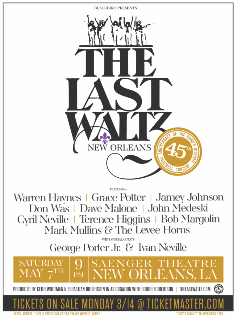 Last Waltz New Orleans at The Civic Theatre