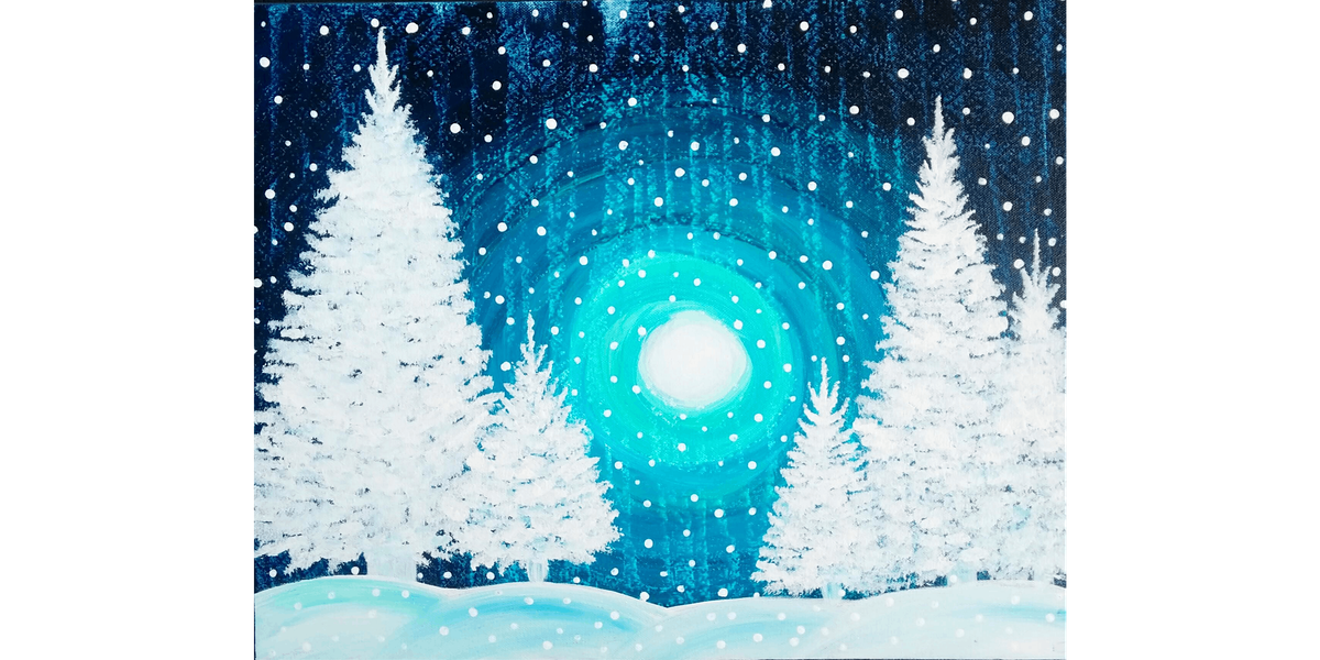 First Snowfall - Paint and Sip in Houston | Classpop!\u2122