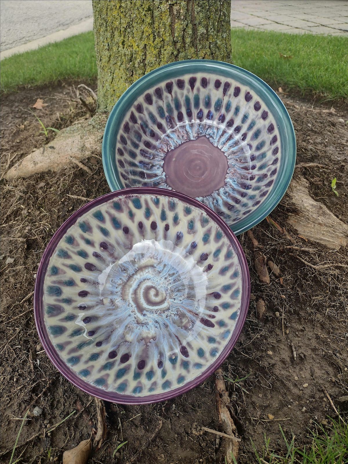 Stoneware Serving Bowl -  Paint and Sip with Wine