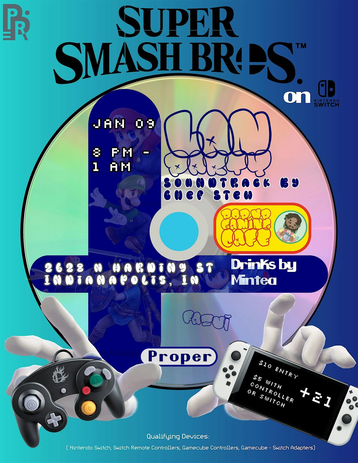 SUPER SMASH BROTHERS LAN PARTY: Pop Up Gaming Cafe