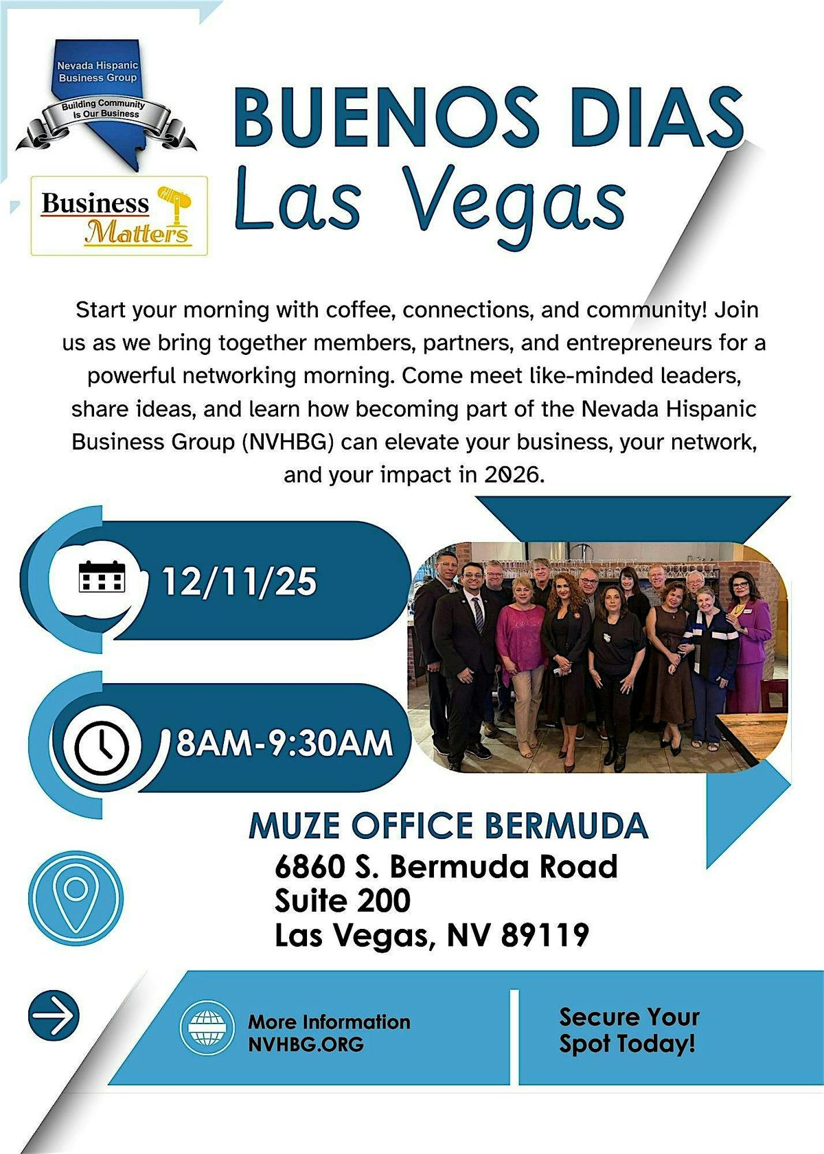 \u2615 BUENOS D\u00cdAS LAS VEGAS \u2013 Coffee & Connections!