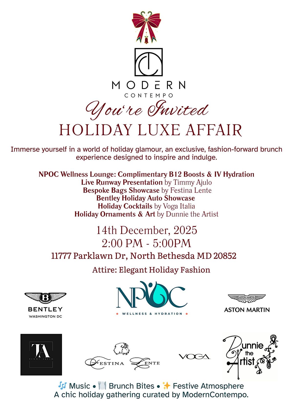 Holiday Luxe Event Affair