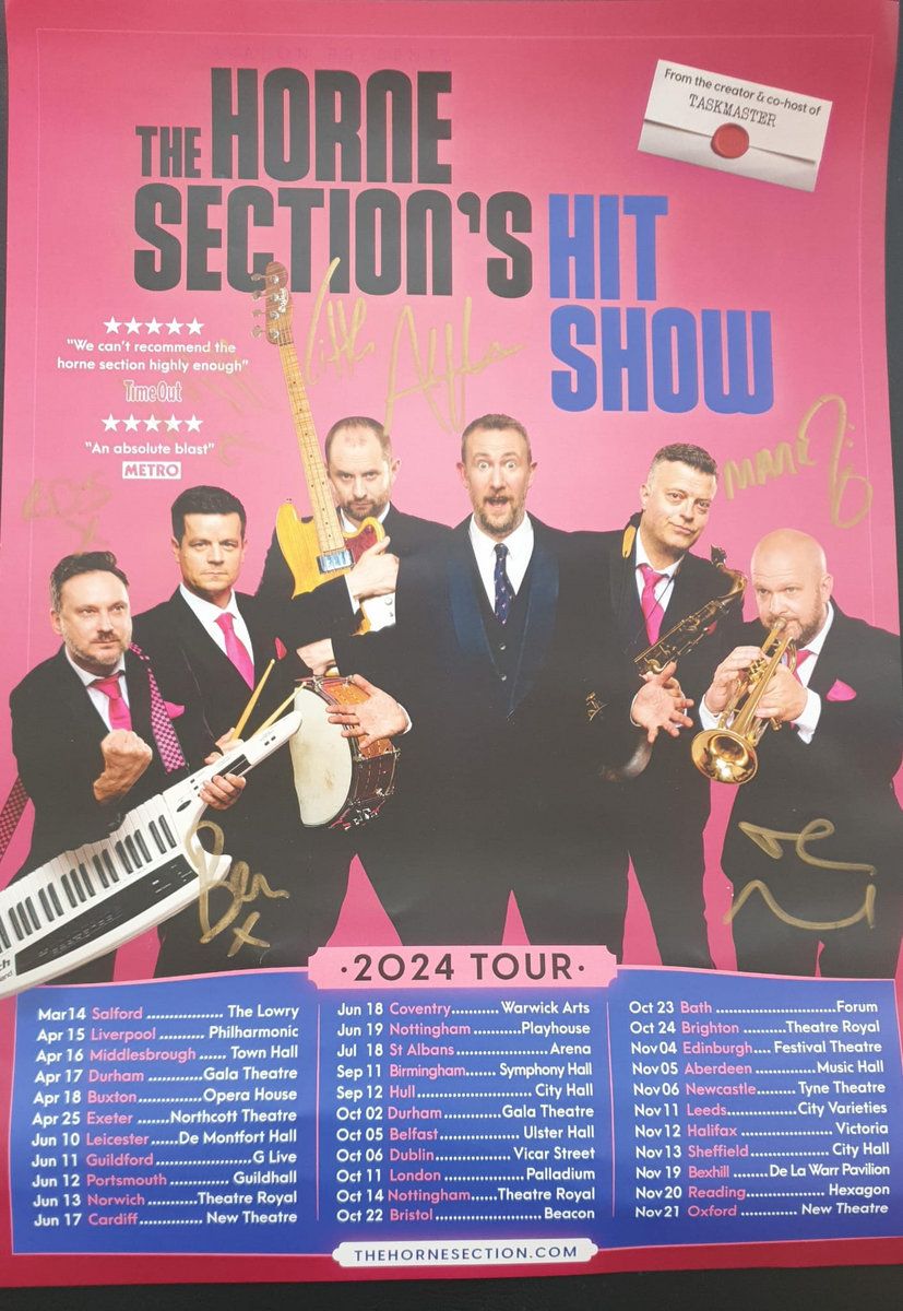 The Horne Sections Hit Show at Tyne Theatre and Opera House