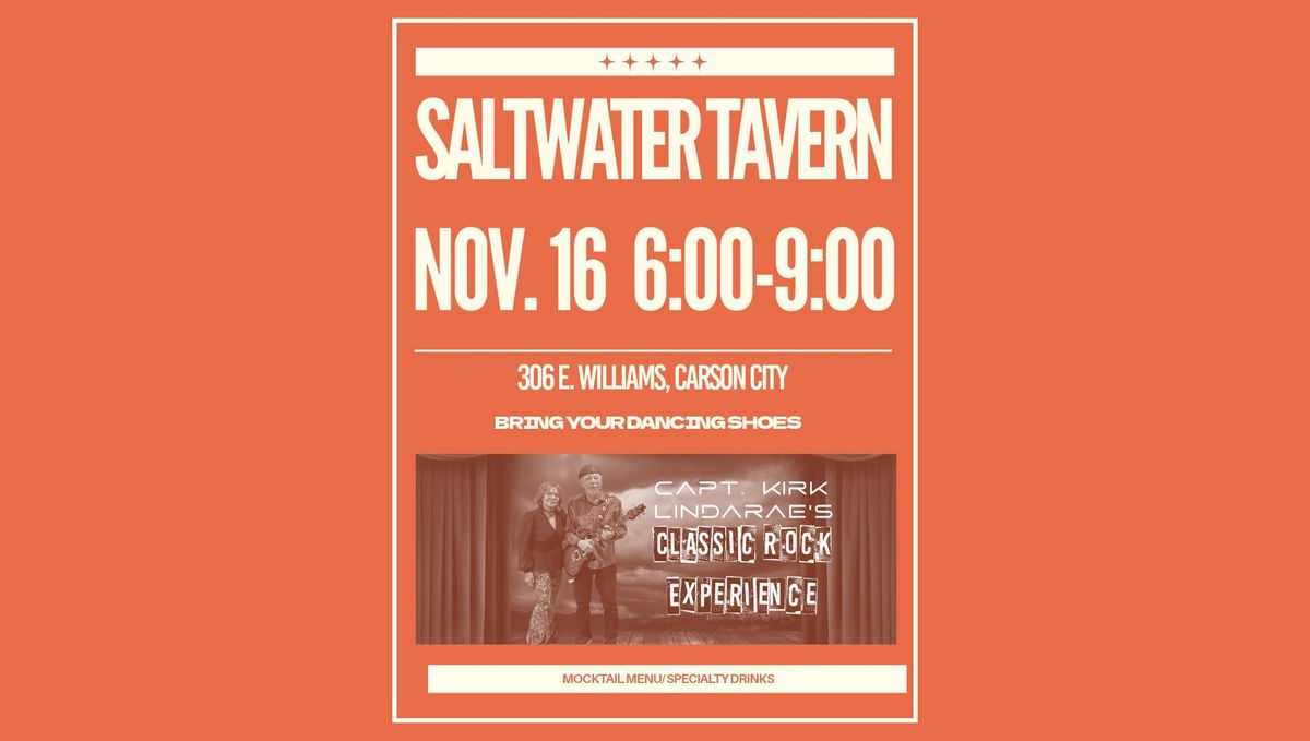 Capt. Kirk & LindaRae bring The Classic Rock Experience to Saltwater