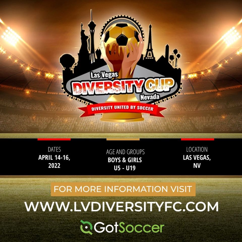 Diversity Cup 2022 Las Vegas, Bonnie Springs, NV April 14 to April 16
