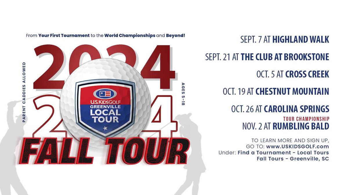 U.S. Kids Golf Greenville 2024 Fall Tour Carolina Springs Golf Club