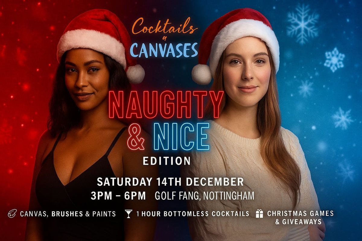 Cocktails N Canvases x Golf Fang 'Naughty or Nice' Christmas Edition
