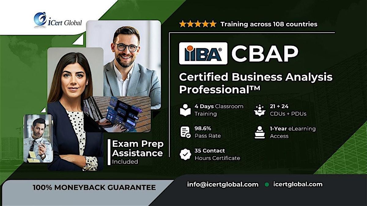 Business Analytics Weekend (CBAP) Training in Chula Vista, CA