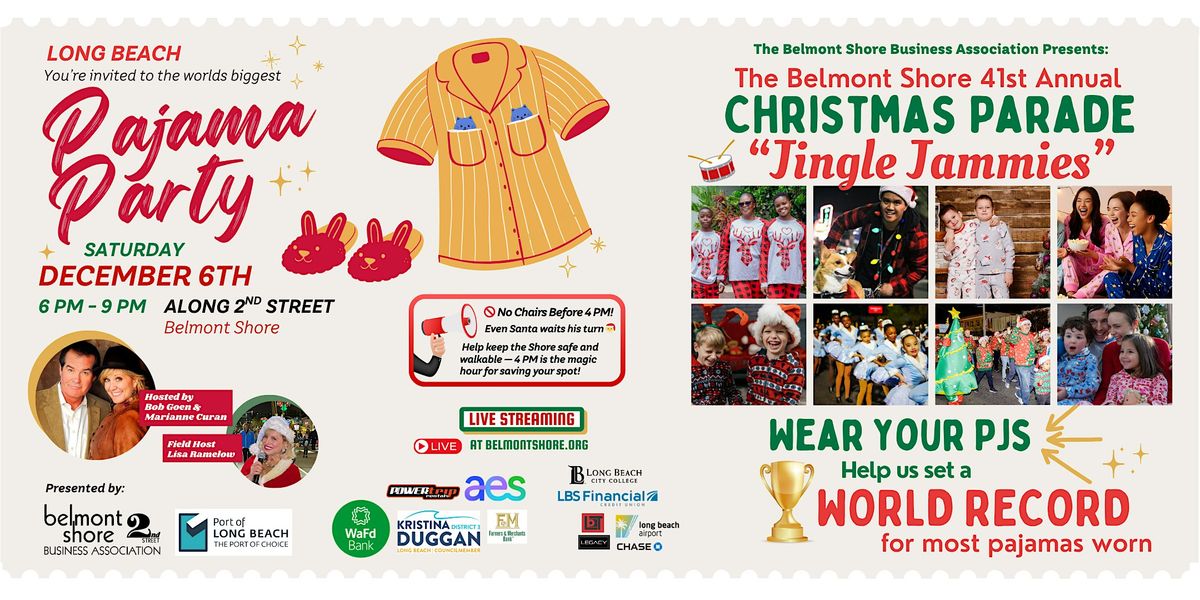 Belmont Shore Christmas Parade "Jingle Jammies"