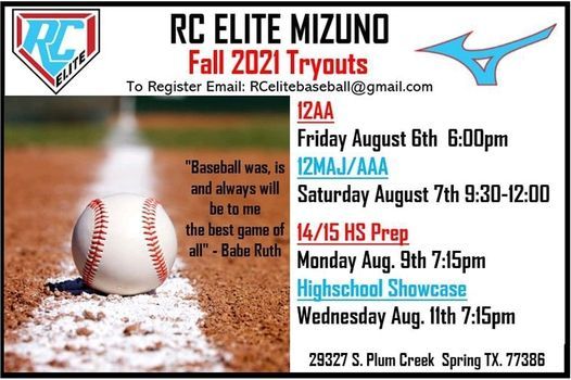 mizuno baseball tryouts
