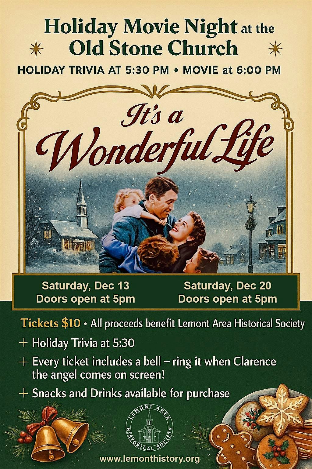 It's a Wonderful Life! Holiday Movie Night