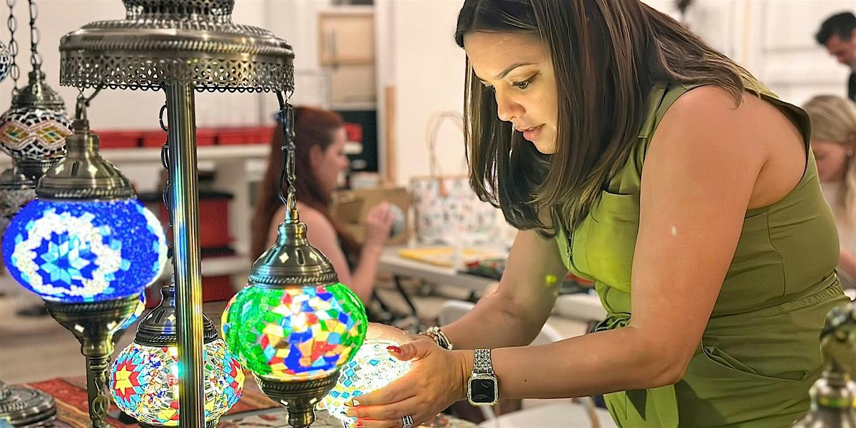Mosaic Art Classes Richmond : Turkish Lamp Making Workshop