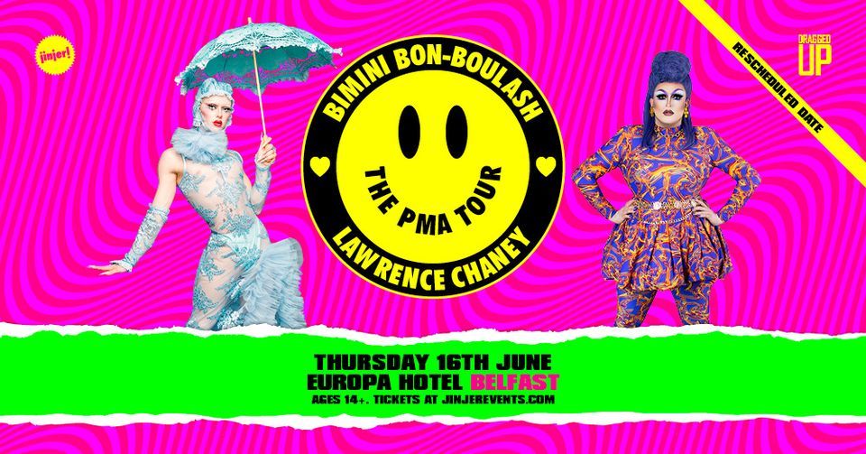 The PMA Tour (Ages 14+) \u2022 Thu 16th Jun \u2022 Europa Belfast