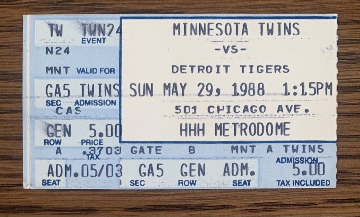 Detroit Tigers at Minnesota Twins Tickets