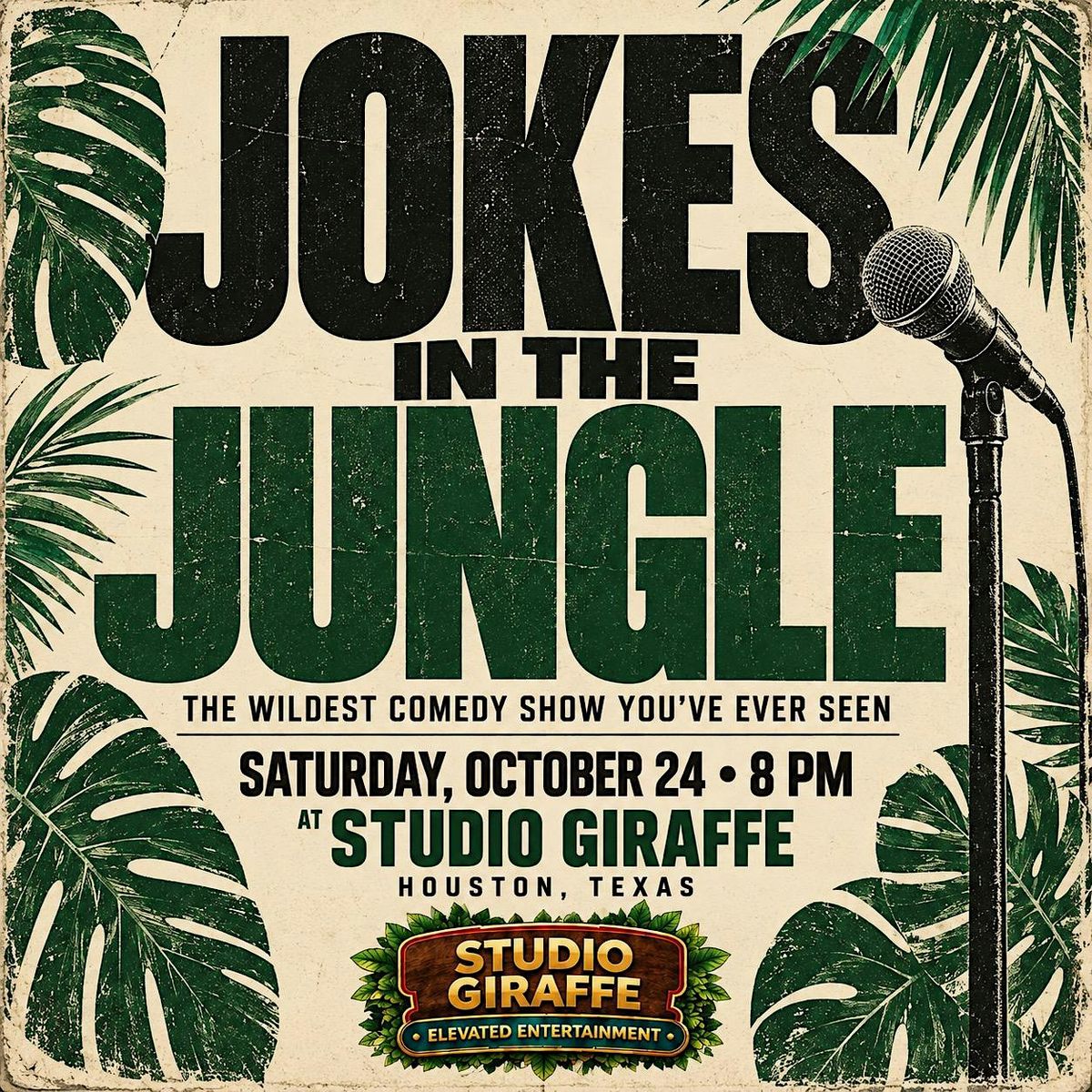 Jokes in the Jungle: A Stand Up Comedy Show at the Houston Aquarium at ...