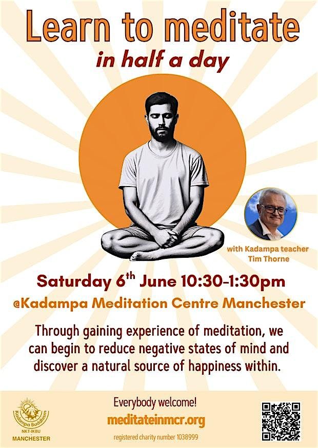 Learn to meditate in half a day