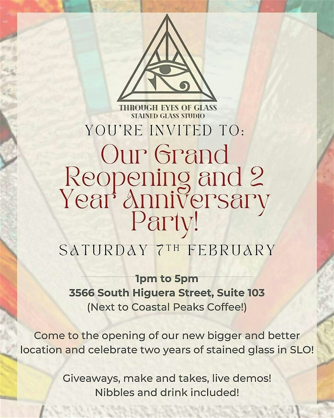 Our Grand Reopening and 2 Year Anniversary Party!